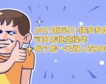 2021新风口-拼多多虚拟店:可多店批量操作,每个店一天收入在200-1000-第一资源库