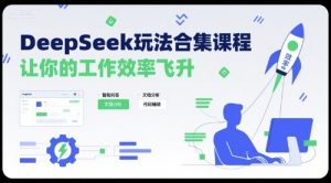 DeepSeek玩法合集课程，让你的工作效率飞升-第一资源库
